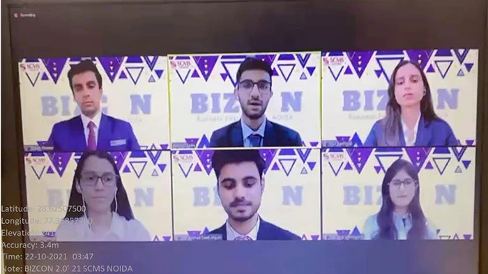 Bizcon 2.0 21 event at SCMS Noida