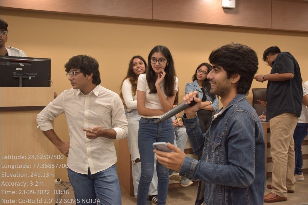 Co build 2.0' 22 event at SCMS Noida