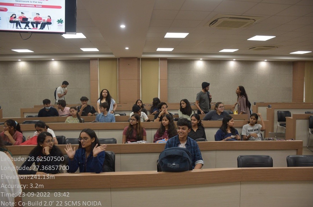 Co build 2.0' 22 event at SCMS Noida