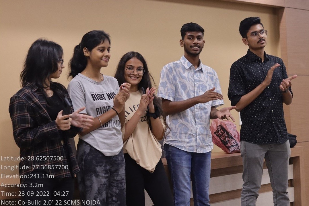 Co build 2.0' 22 event at SCMS Noida
