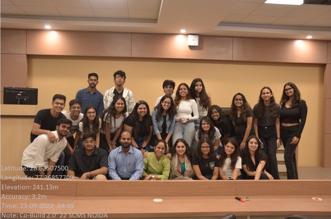 Co build 2.0' 22 event at SCMS Noida