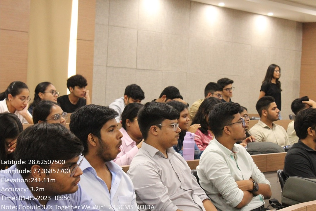 cobuild 3.0 together we win event at SCMS Noida
