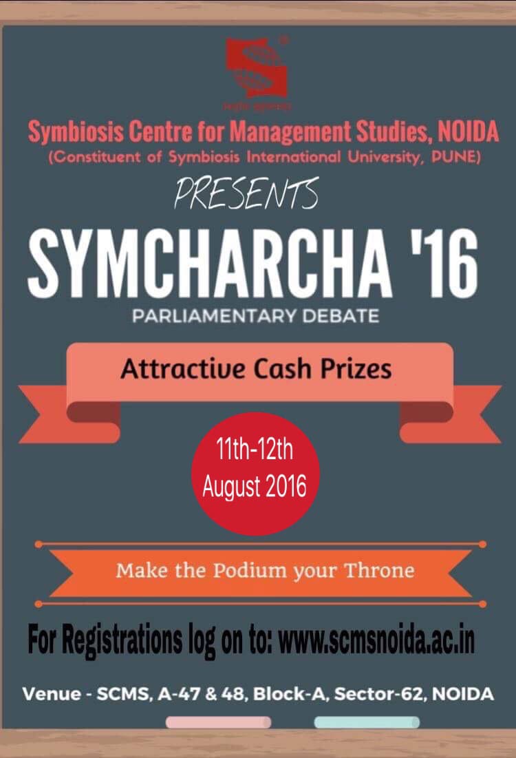 Symcharcha 2016 SCMS NOIDA