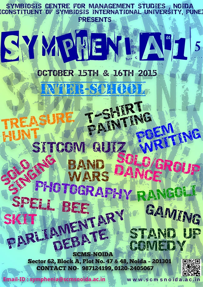 SCMS NOIDA Symphenia 2015