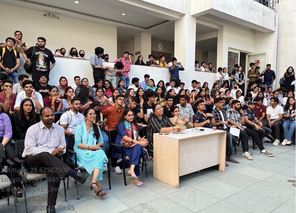 Talent bling event photo at SCMS Noida