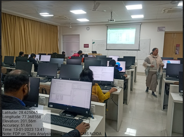 CANVA skill development workshop at SCMS NOIDA