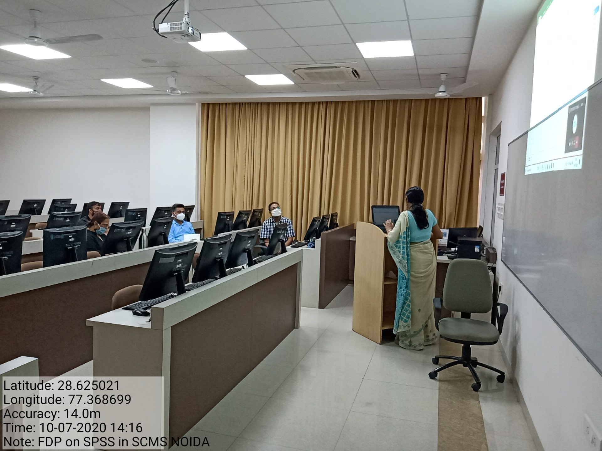 CANVA skill development workshop at SCMS NOIDA