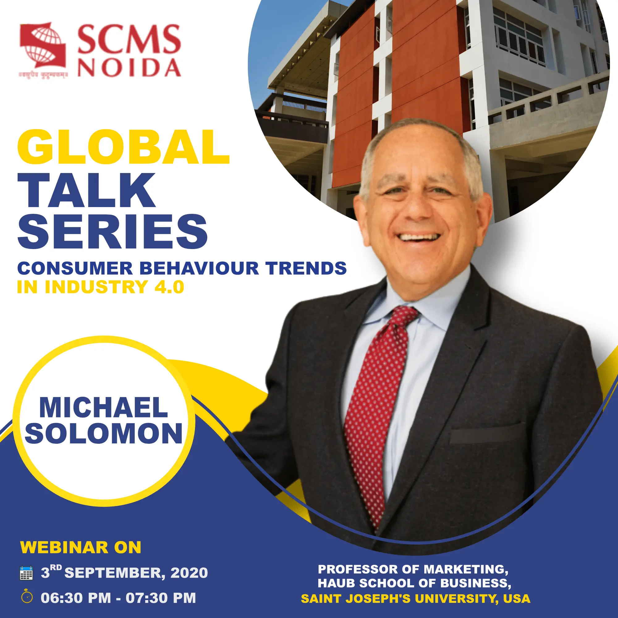 Michael Solomon at SCMS NOIDA