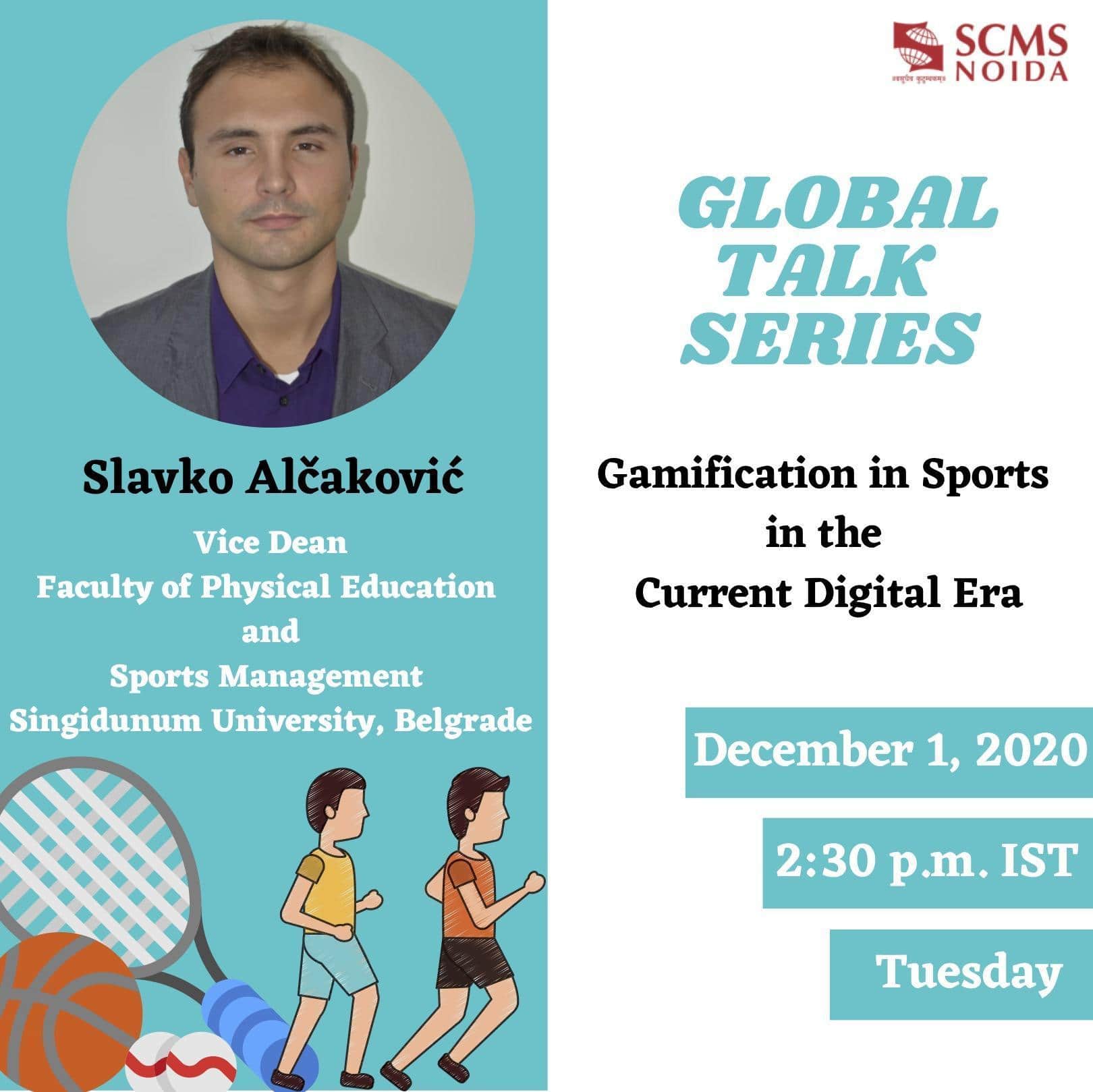 slavko alcakovic at SCMS NOIDA