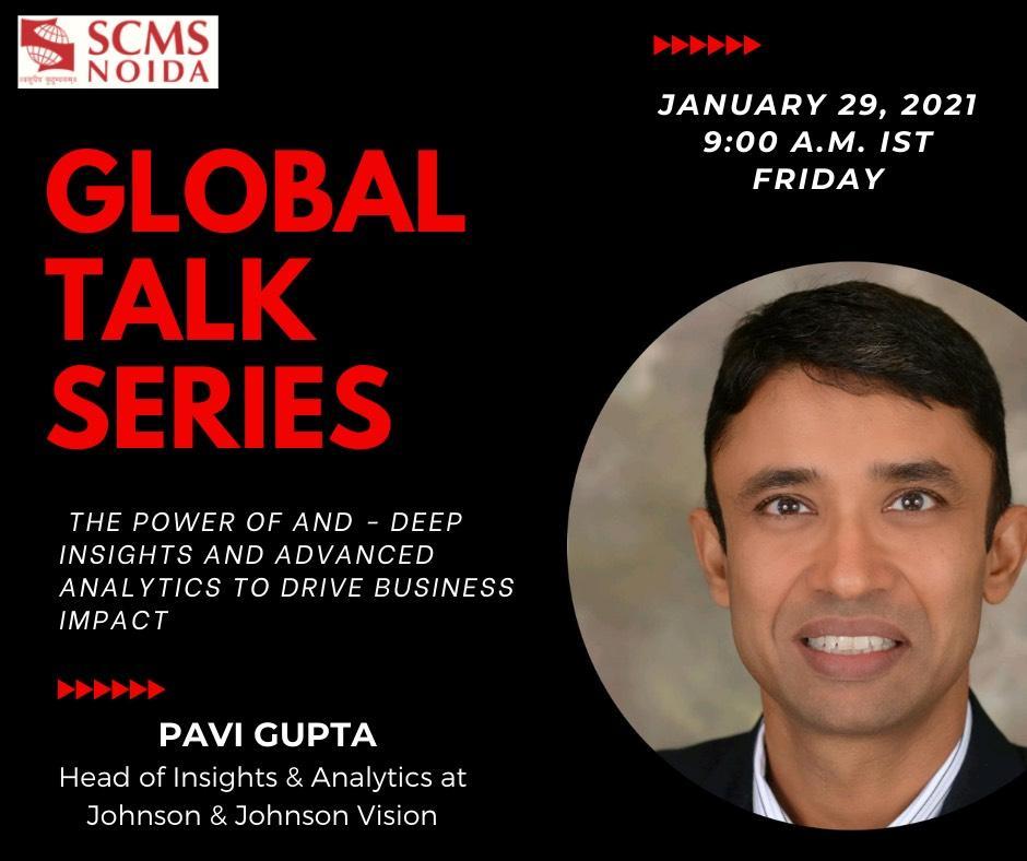 Pavi Gupta - Global talk series SCMS NOIDA