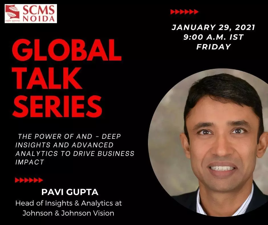 Pavi Gupta - Global talk series SCMS NOIDA