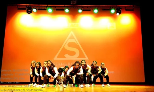 Symaroh event dance participation photo at SCMS Noida 