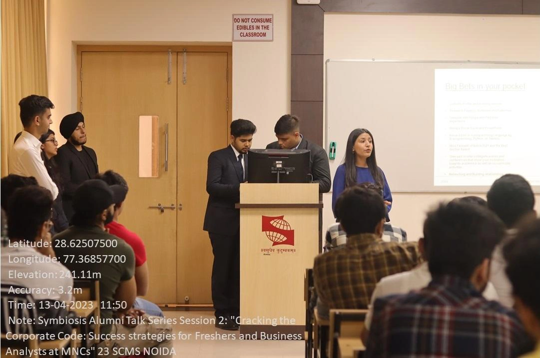 Medha Event at SCMS Noida