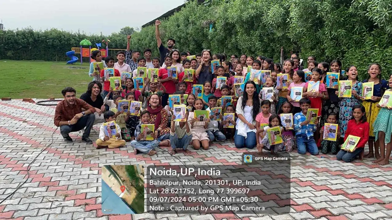 literacy-drive Event at SCMS Noida