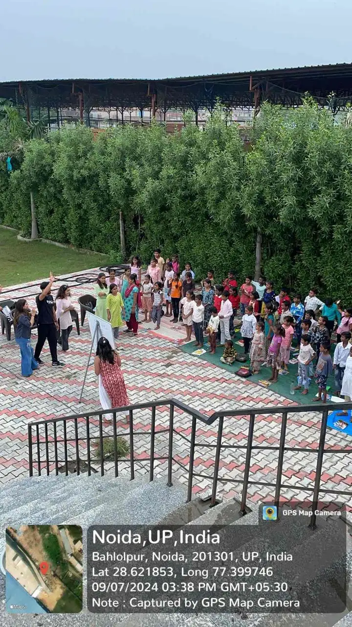 literacy-drive Event at SCMS Noida