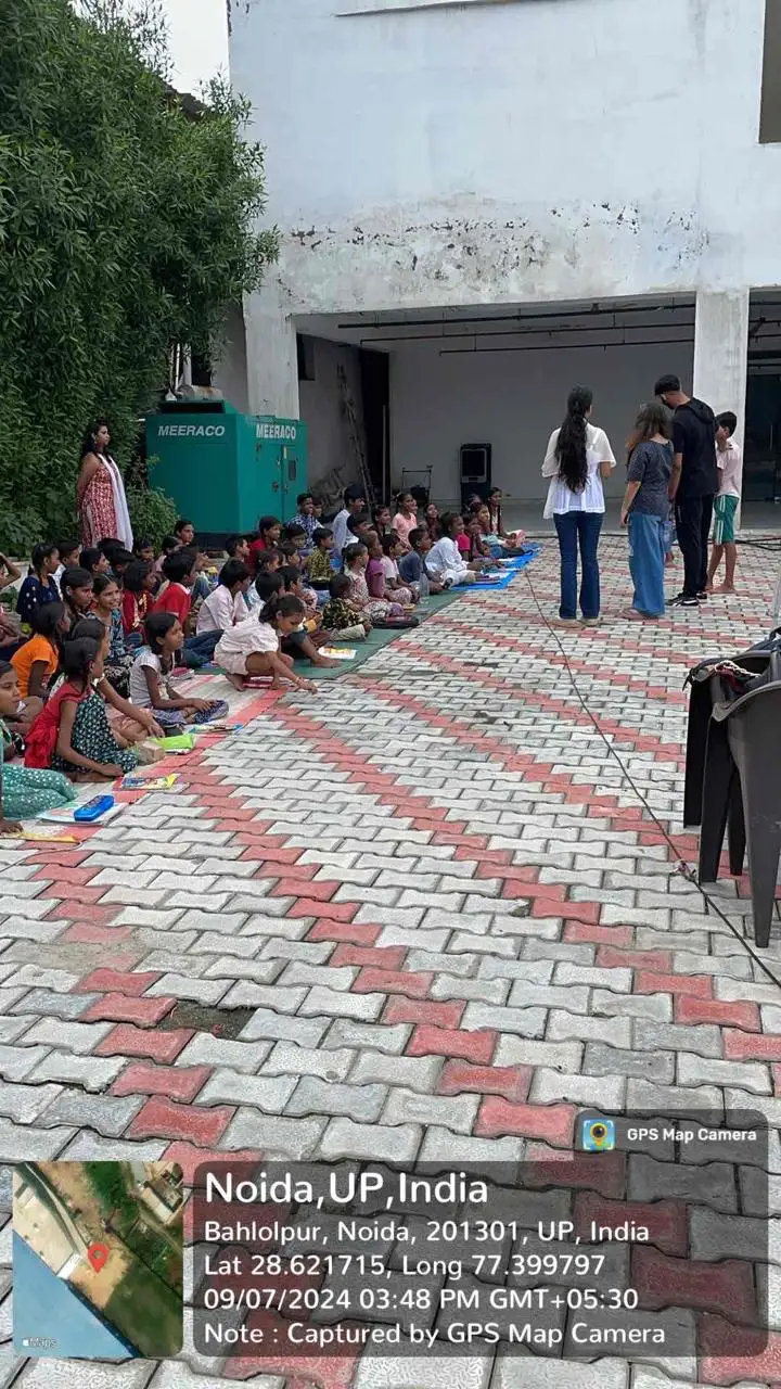 literacy-drive Event at SCMS Noida