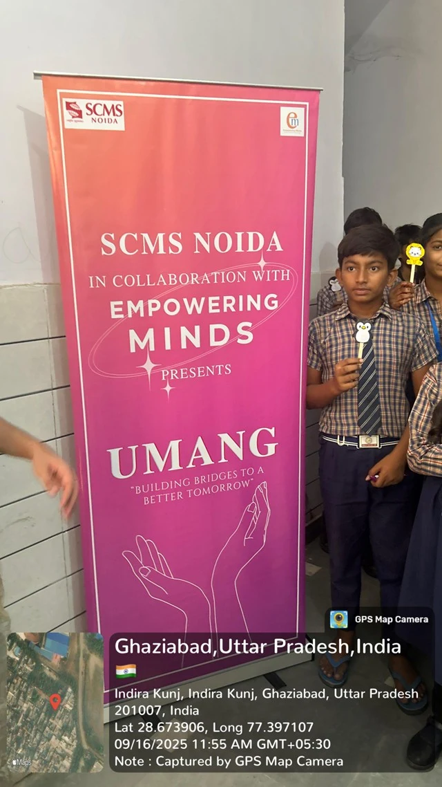 Literacy Drive 2025 Event at SCMS Noida