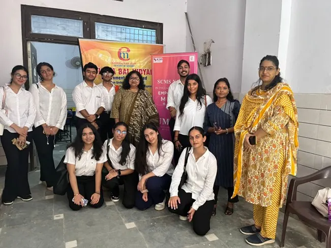 Literacy Drive 2025 Event at SCMS Noida